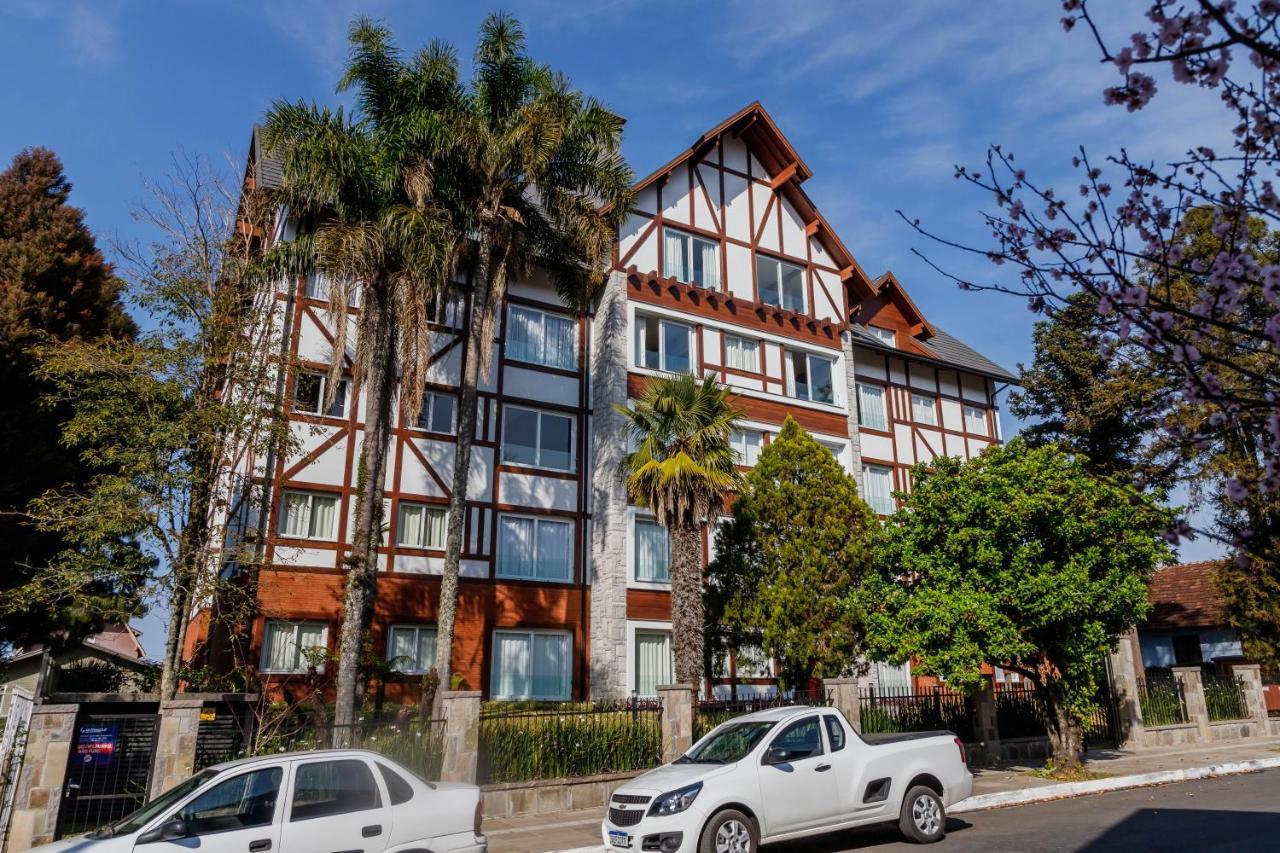 Apto Lindamente Decorado No Centro De Gramado Apartment Bagian luar foto