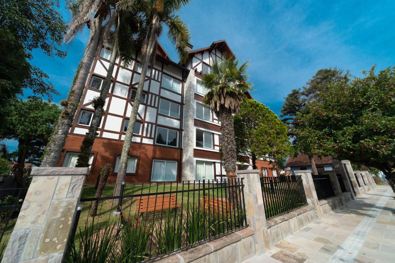 Apto Lindamente Decorado No Centro De Gramado Apartment Bagian luar foto